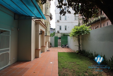 Charming house with nice garden and yard for lease in Tay Ho area.